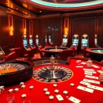 Experience luxury at casino en ligne argent réel with a vibrant online gaming scene featuring roulette, poker, and slot machines.
