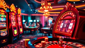 Experience the excitement of winning with vswin at vibrant casino tables and slot machines.