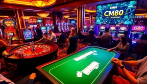 Experience thrilling casino action at CM88, featuring vibrant roulette and engaging poker gameplay.