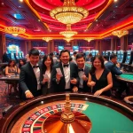 Experience the thrill of casino games with CM88-themed poker chips and vibrant gaming tables.